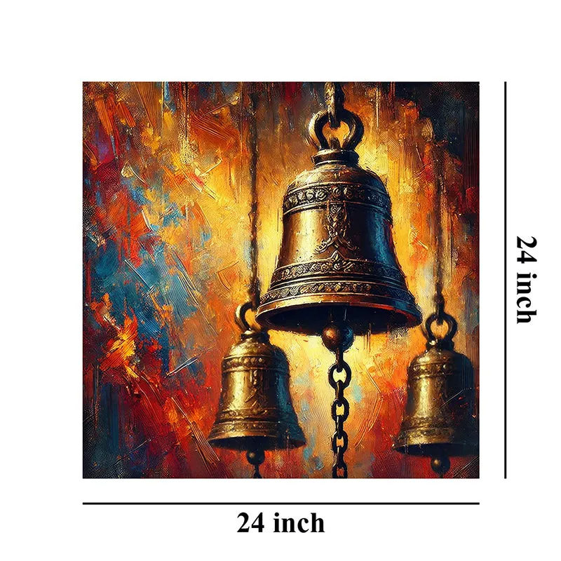 Temple Ghanta Poly Canvas Wall Painting media 8