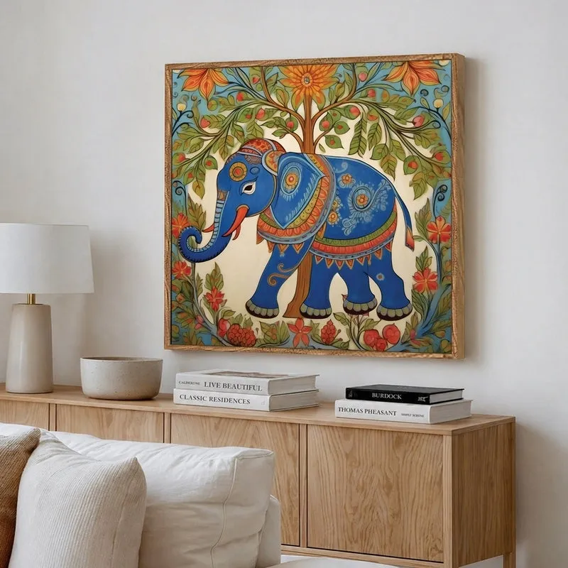Jungle Muse Canvas Wall Art With Frame media 4
