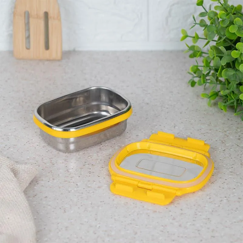 Yum Lock Insulated Lunch Box (Yellow) - 150 mL media 6