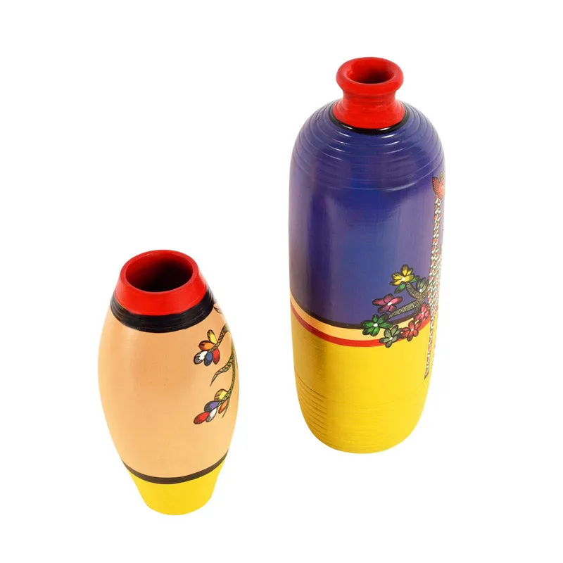 Indrasuta Terracotta Vase - Two Piece Set media 5