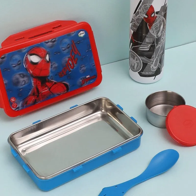 Spider Saviour Lunch Box 700 ML With 600 ML Water Bottle - Two Piece Set media 3