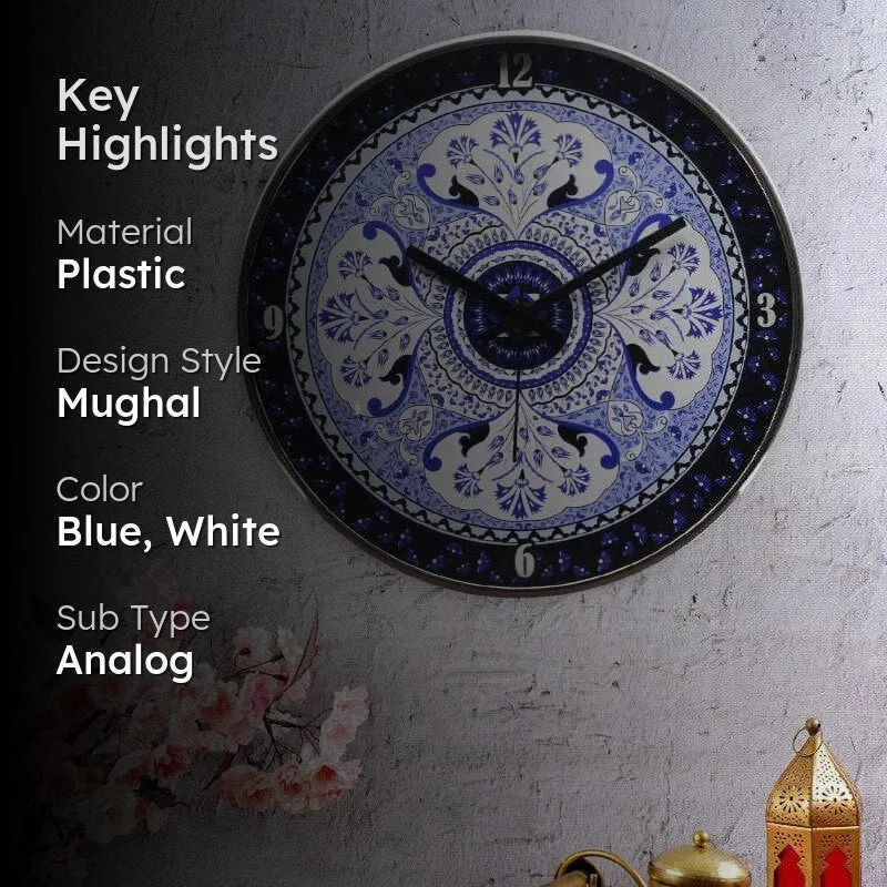 Mandela Tale Wall Clock - Blue media 2