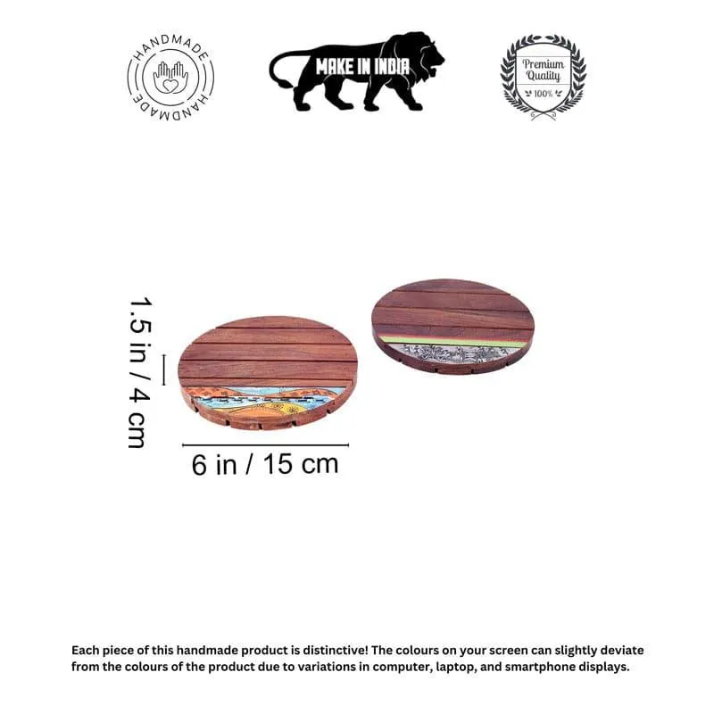 Shonala Wooden Trivet - Set Of Two media 6