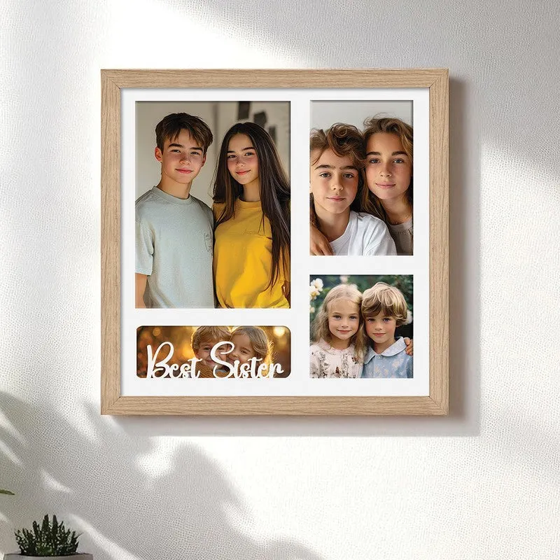 Snapshots Collage Photo Frame - Beige media 3