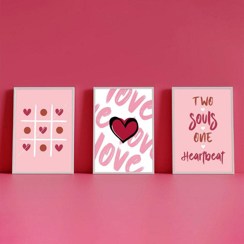 Do Dil Ek Jaan Paper Wall Art - Set Of Three