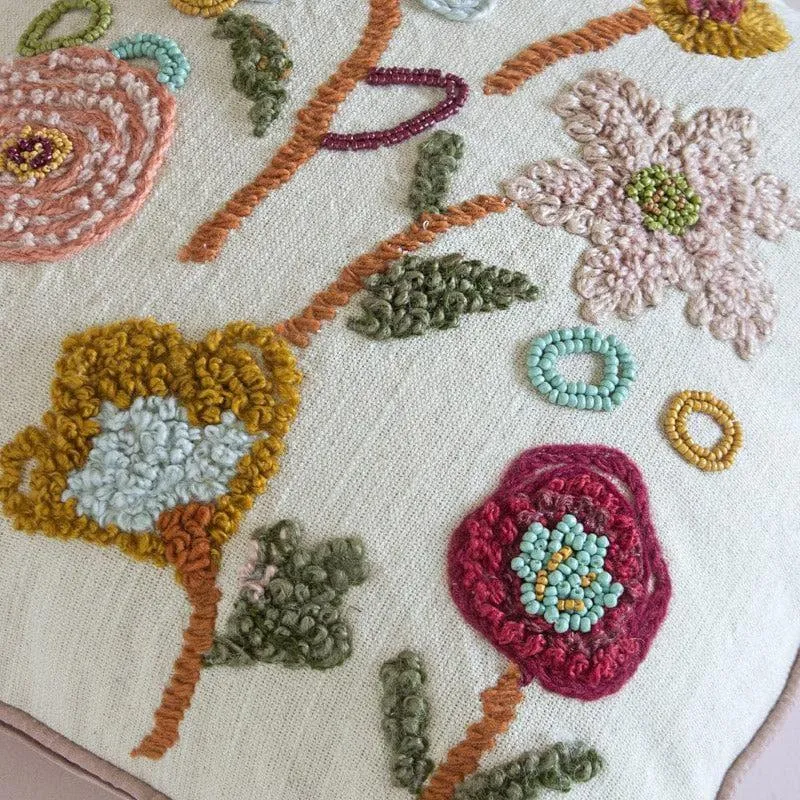 Jemima Embroidered Cushion Cover media 4