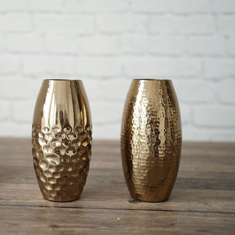 Zoery Metal Vase - Set Of Two media 5