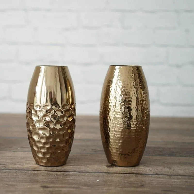 Zoery Metal Vase - Set Of Two media 5