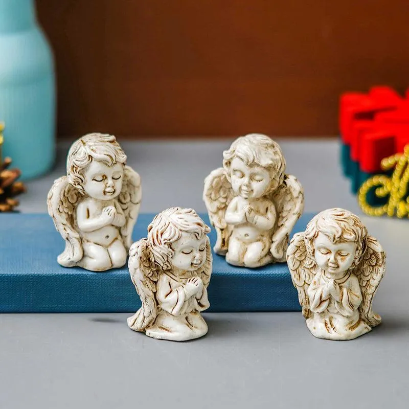 Seraphim Quartet Resin Figurine - Set Of Four media 7