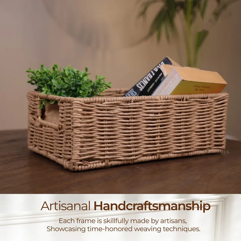 Zyrlor Raffia Storage Basket media 4