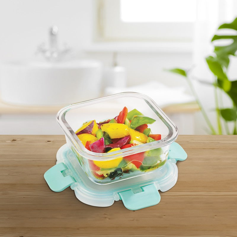 Nibaro Leak Proof Glass Lunch Box with Bag (930 ML Each) - Set of Three media 6