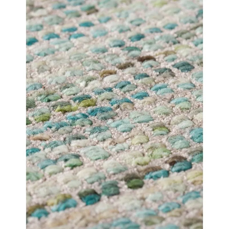 Thread Tale Hand Woven Wool Rug - Silver media 4