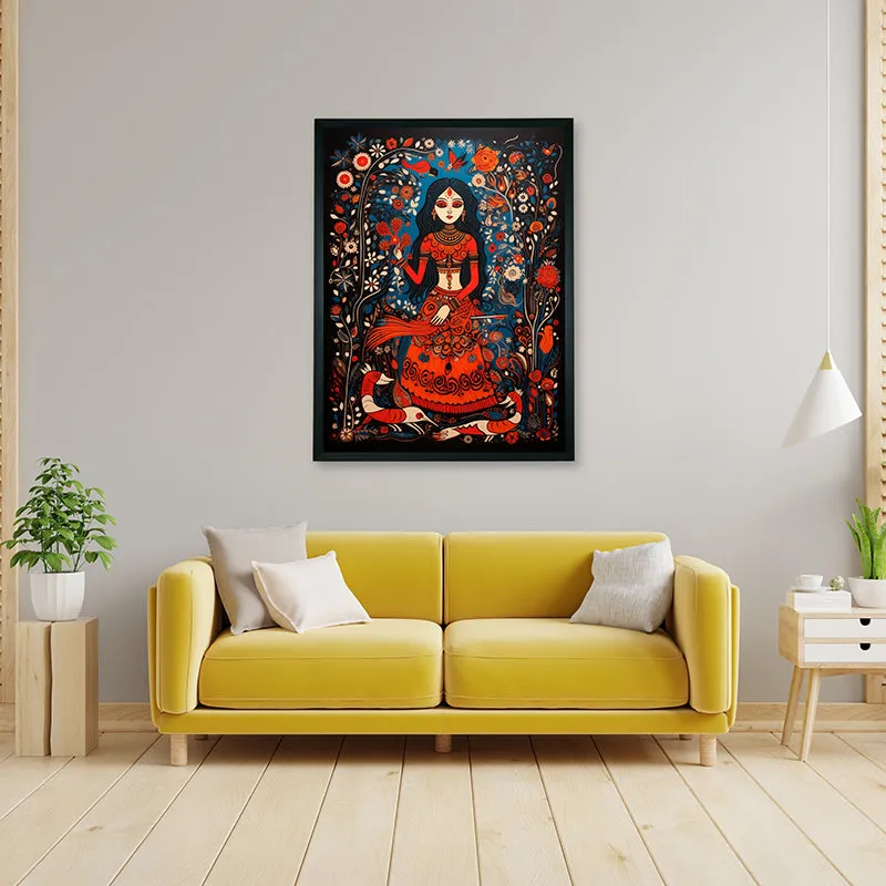Scarlet Lady Canvas Wall Art media 5