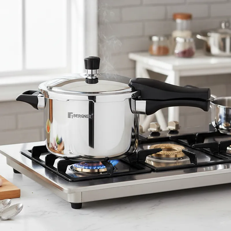 Bergner Induction Safe Pressure Cooker - 3000 ml/19 Inches media 1