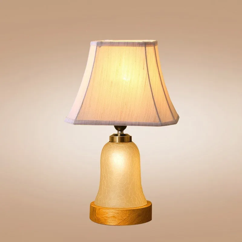 Zoravelle Square Wooden Table Lamp - OffWhite media 6