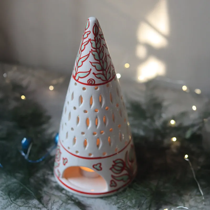 Wintery Delights Ceramic Tea Light Holder media 3