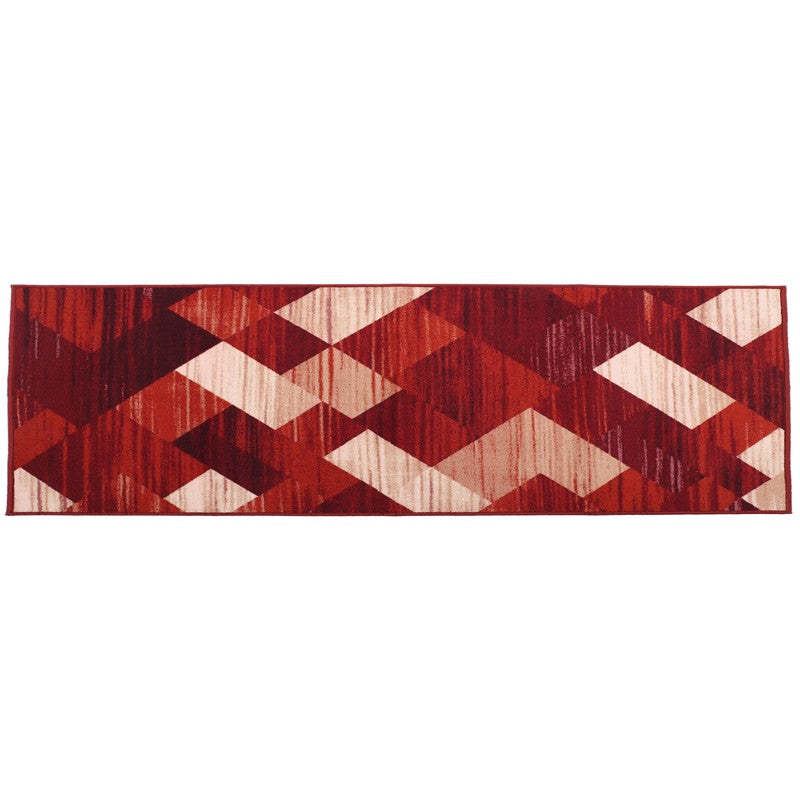 Meshra Nylon Runner Rug - Red