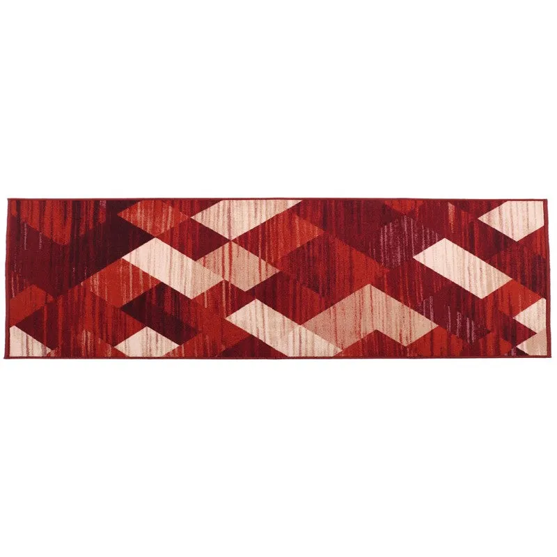 Meshra Nylon Runner Rug - Red media 1