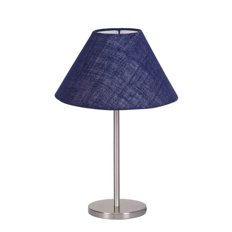 Noctra Opal Glow Metal Table Lamp - Blue media 5
