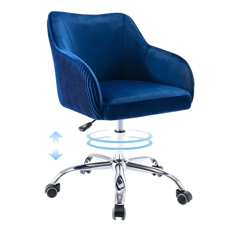Seatron Metal Office Chair - Blue media 7