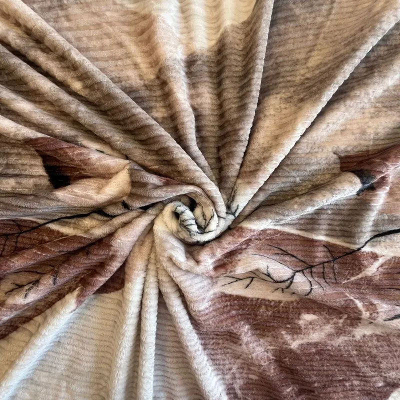 Spring Cozy Wool Blankets (Brown) - 350 GSM media 3