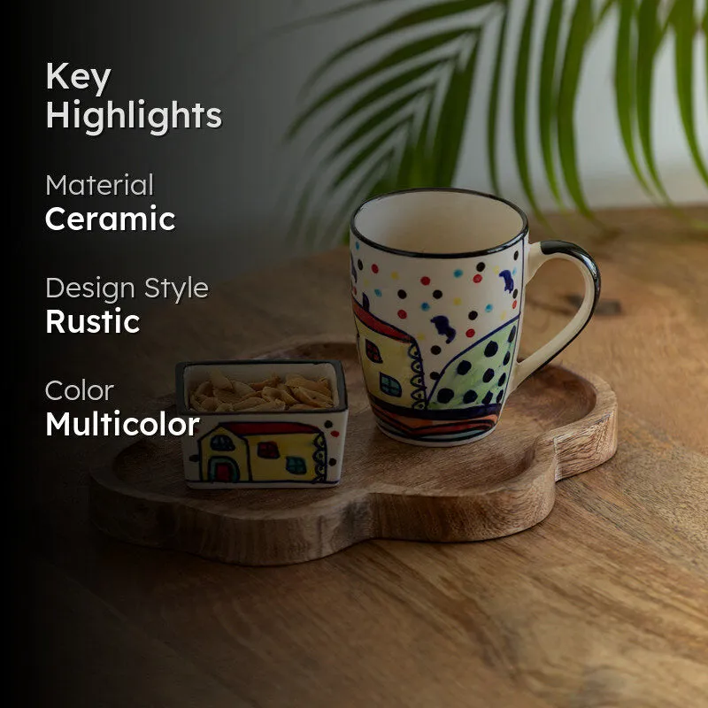 Coastal Ceramic Coffee Mug - Three Piece Set media 2