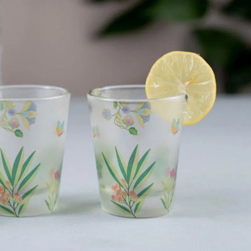 Grassy Glee Frosted Shot Glass (30 ml) - Set Of Two media 3