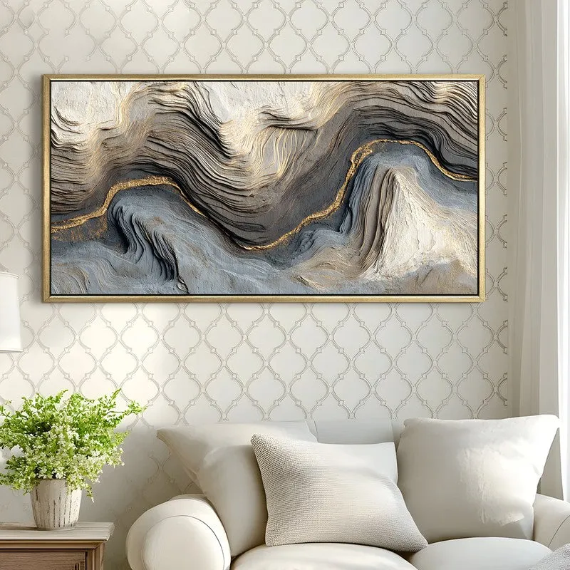 Fluid Horizon Canvas Wall Art media 4