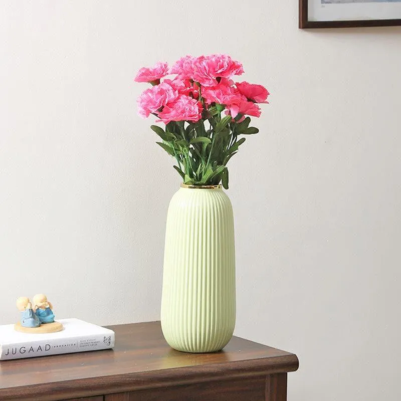 Faux Carnation Bunch (Pink) - Set Of Two media 1