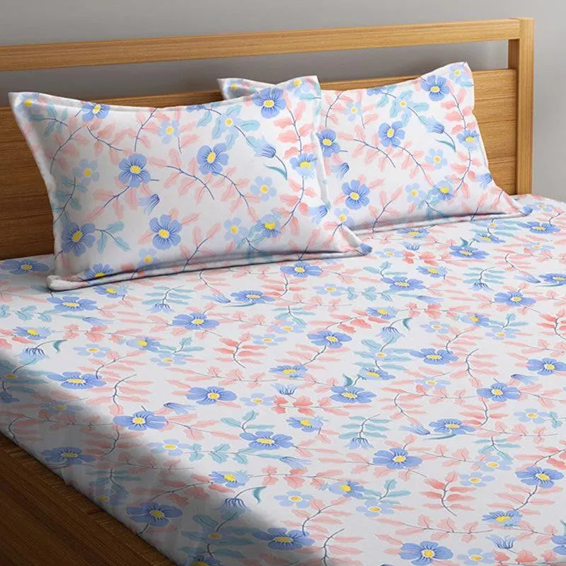 Flowery Mist Bedsheet - 150 GSM media 3