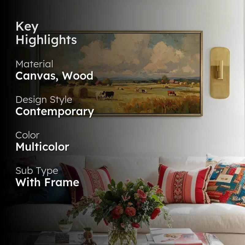 Fieldhaven Canvas Wall Painting With Frame media 2
