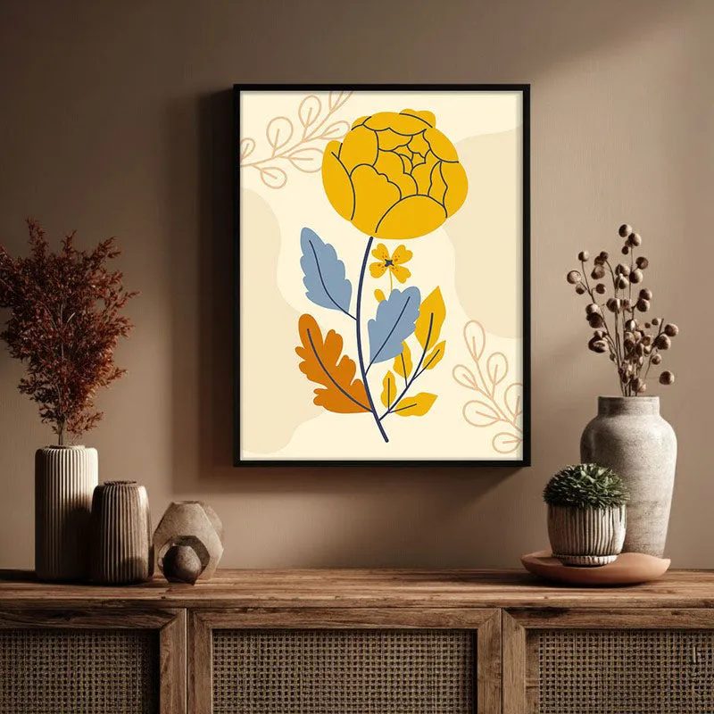 Summer Breeze Archival Canvas Wall Art - Black Frame media 3
