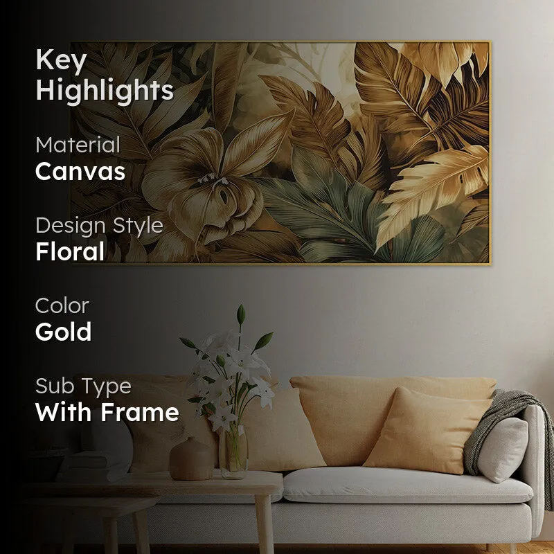 Golden Jungle Wall Painting media 2