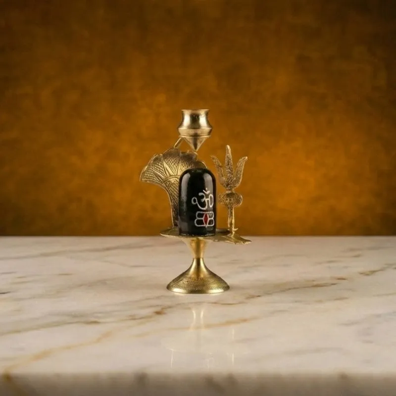 Mahadev Blessings Brass Idol media 6