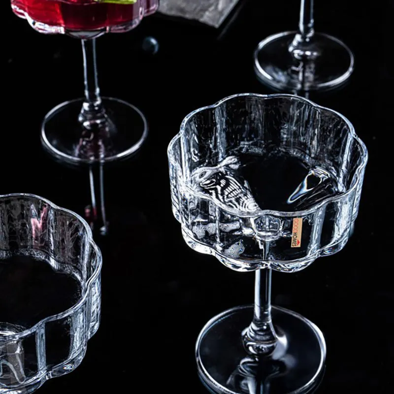 Glass Wine Glasses (380 mL Each) - Set Of Four media 4