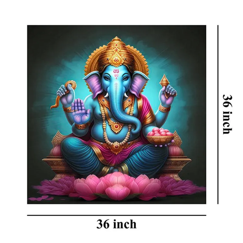 Mooshika Vahana Wall Painting media 7