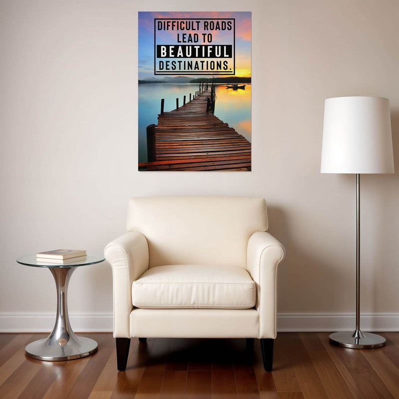 Serene Journey Wall Poster