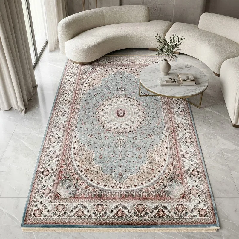 Riwaaz Art Silk Carpet media 3