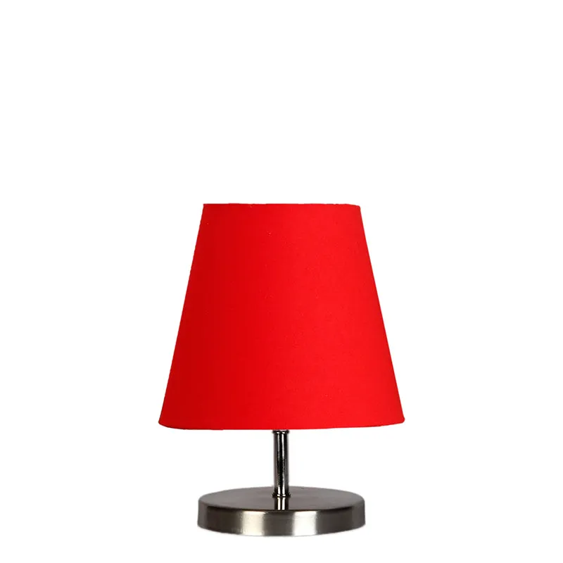 Vidro Fabric Table Lamp - Red,Silver media 4