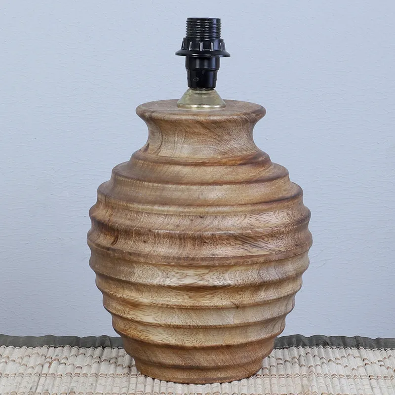 Toile Palmer Printed Mango Wood Table Lamp - Multicolor media 4