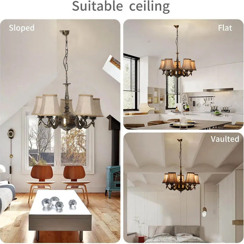 Snigdha Conical Golden Antique Ceiling Lamp media 5