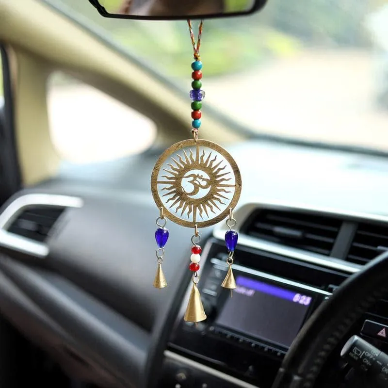 Om Chakra Car Dream Catcher media 1
