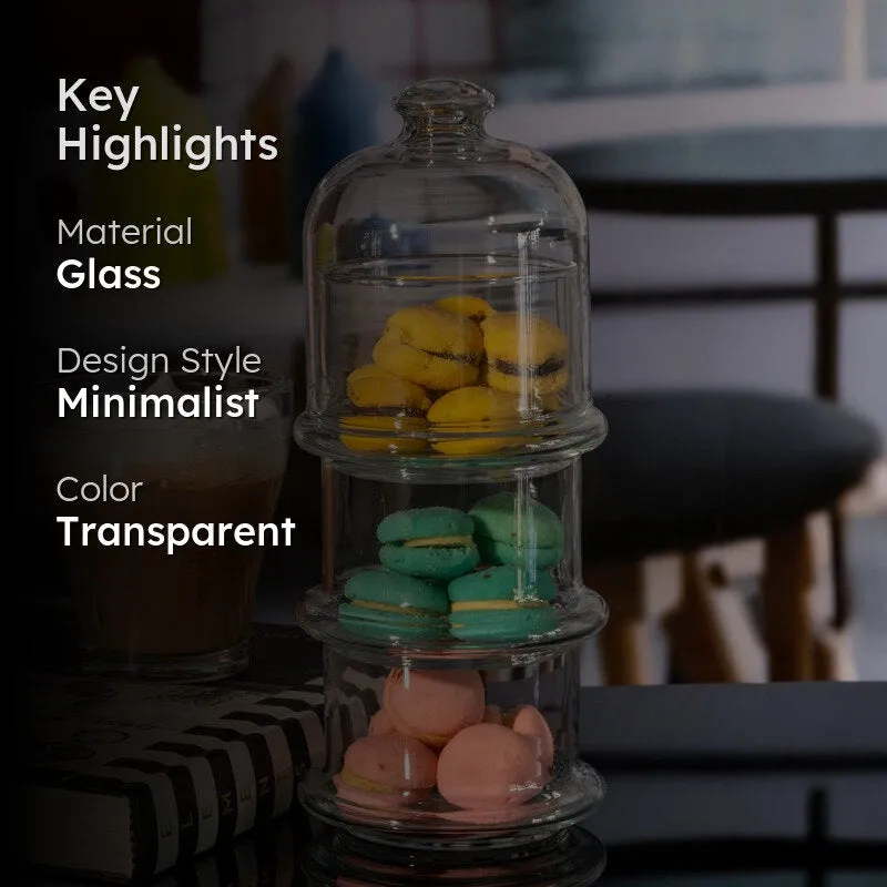 Sooza Patisserie Glass Container (200 mL Each) - Four Piece Set media 2
