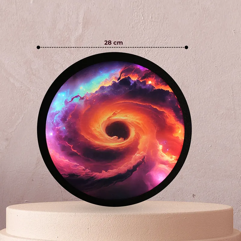 Cosmic Whirl Backlit Wall Art media 9