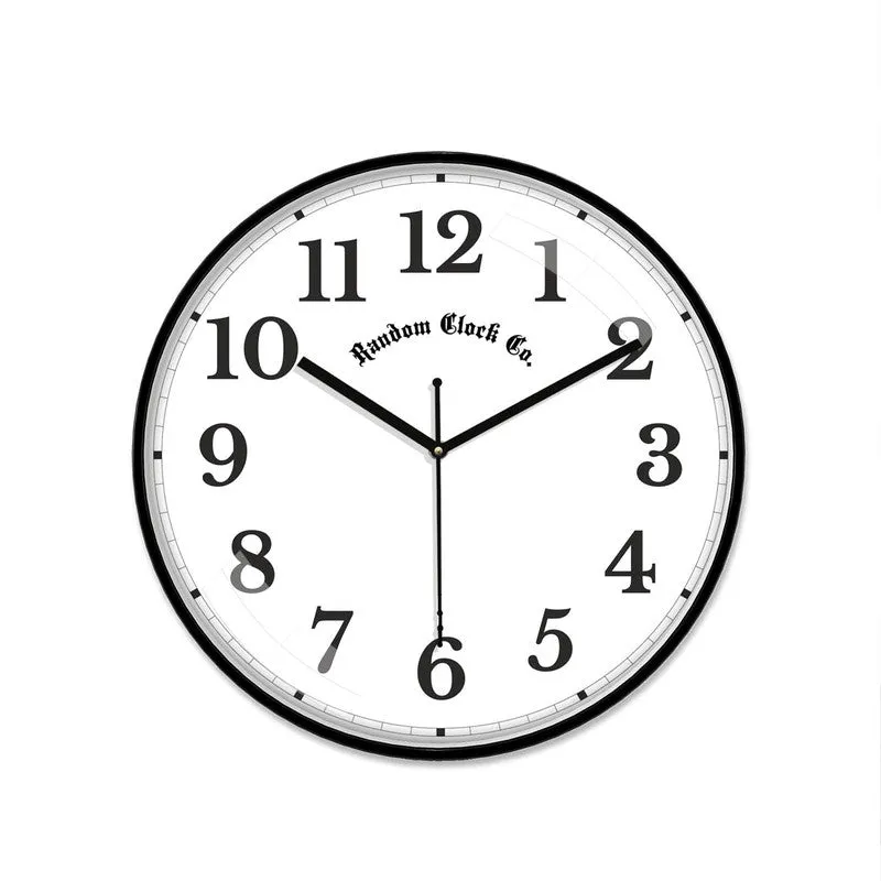 Numora Premium Silent Sweep Wall Clock - Black media 4