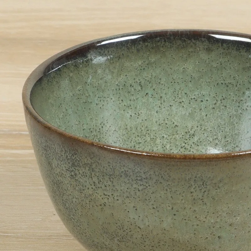LuxeServe Snack Bowls (Olive Green,200 mL Each) - Set Of Six media 5