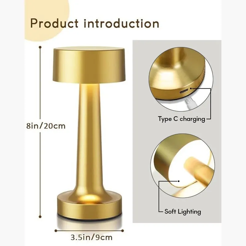 BrillianceFlex Metal Table Lamp - Gold media 5