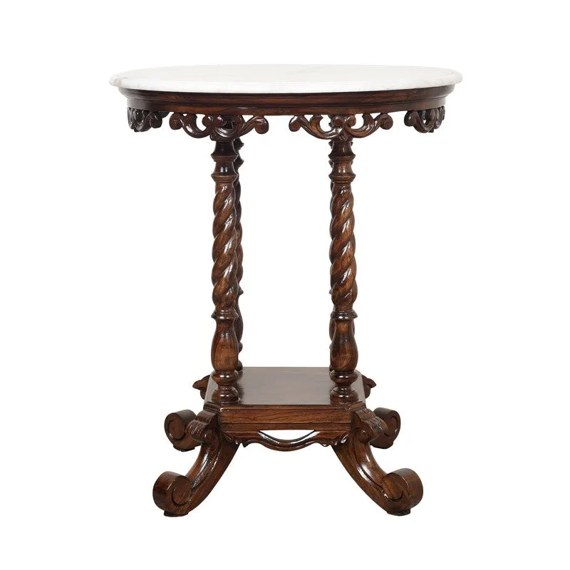 Fiona Teak Wood Side Table media 4