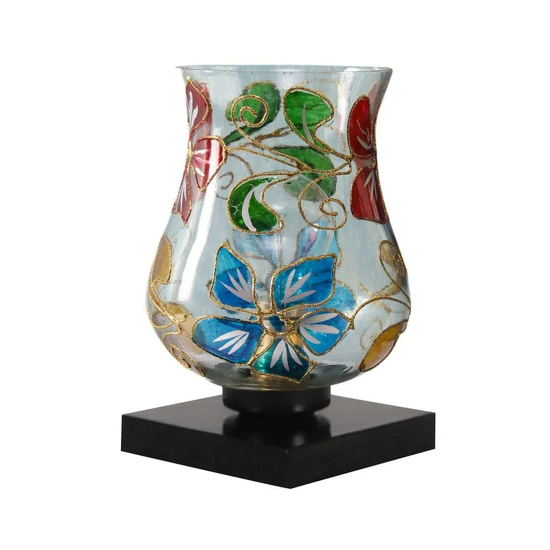 Levora Mosaic Glass & Wooden Table Lamp - Multicolor media 6