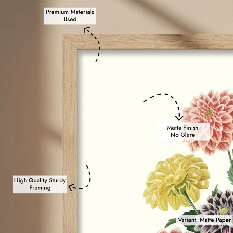 Whispers Of Spring Archival Paper Wall Art - Natural Brown Frame media 6